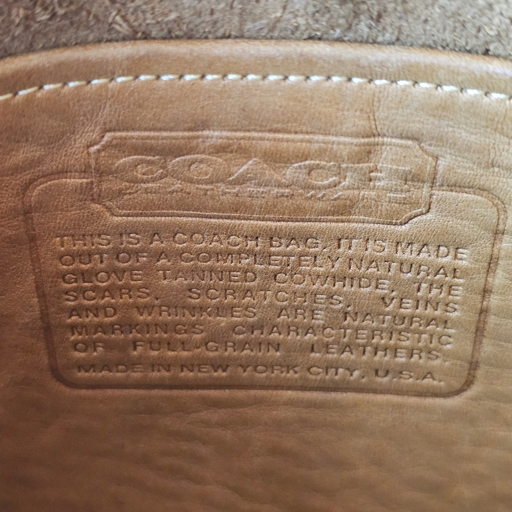 Vintage Coach Bonnie Cashin NYC Pre-Serial Saddle Bag # 9205 ( Carmel ) - Picture 15 of 16